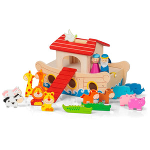 Wooden Noah's Ark Play Set