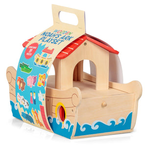 Wooden Noah's Ark Play Set