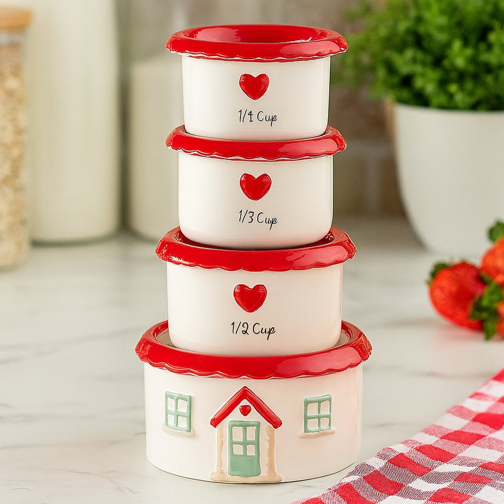 House Shaped Measuring Cups