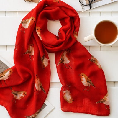 Red Red Robin Scarf