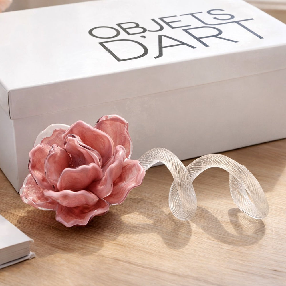 Objet D'art Glass Flower