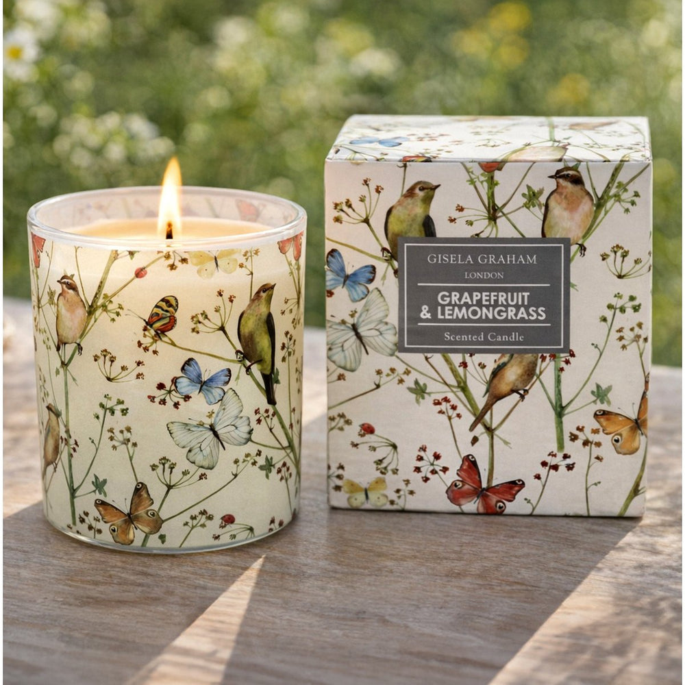 Birds and Butterflies Scented Candle