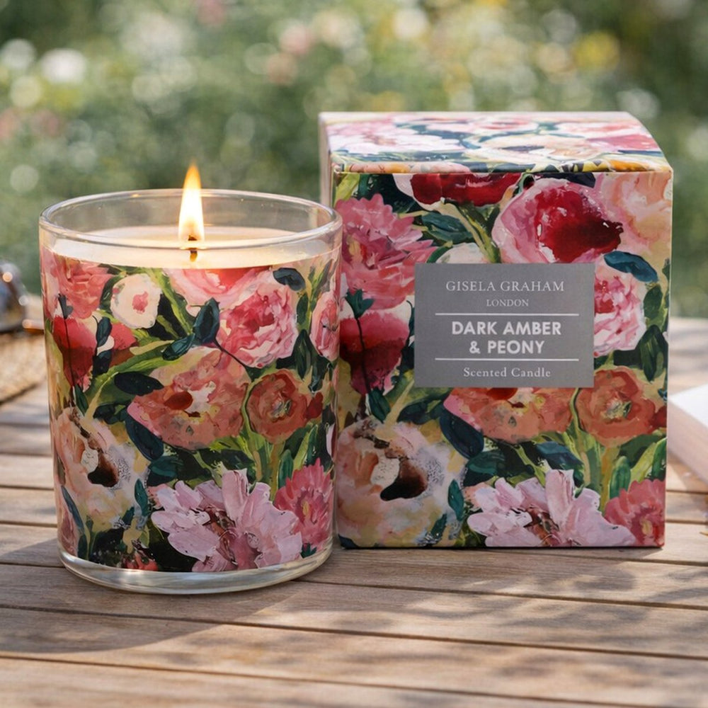 Painted Peonies Scented Candle