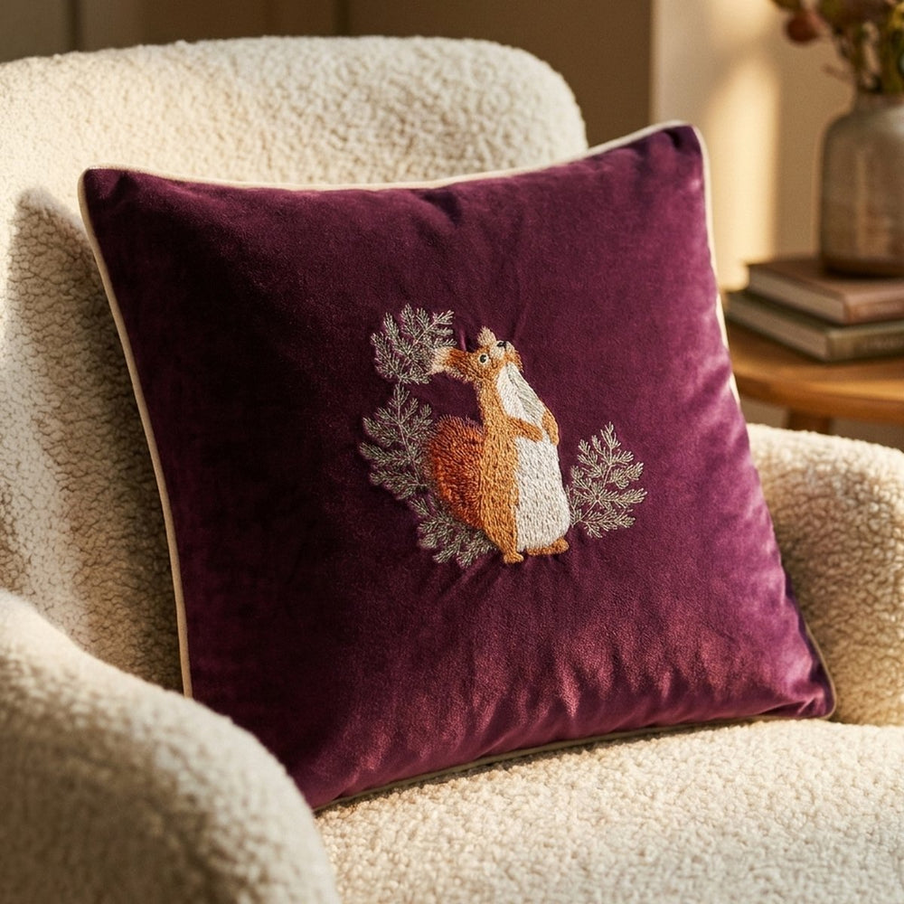 Sidney Squirrel Cushion
