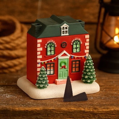 Christmas House Incense Cone Burner