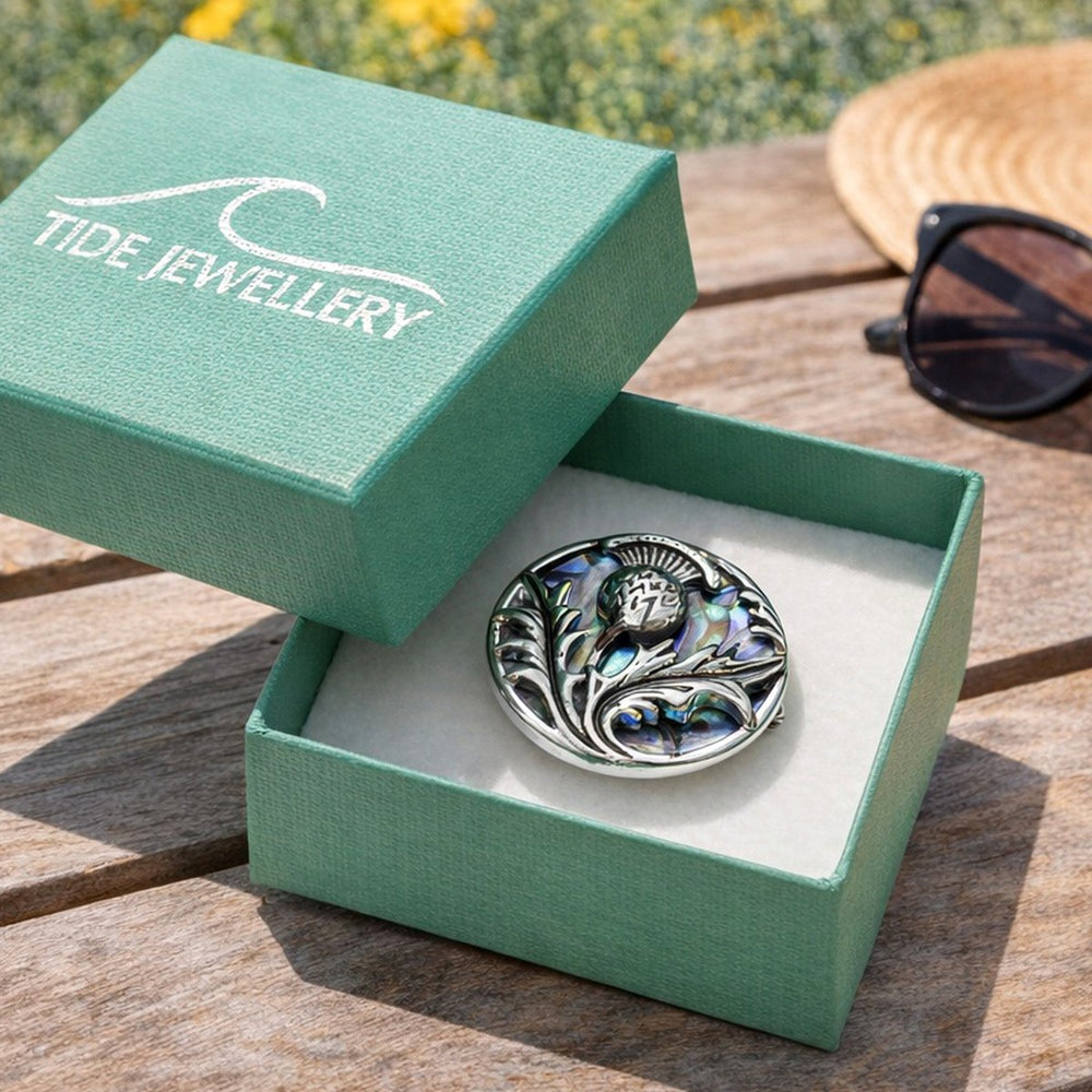 Natural Thistle Brooch