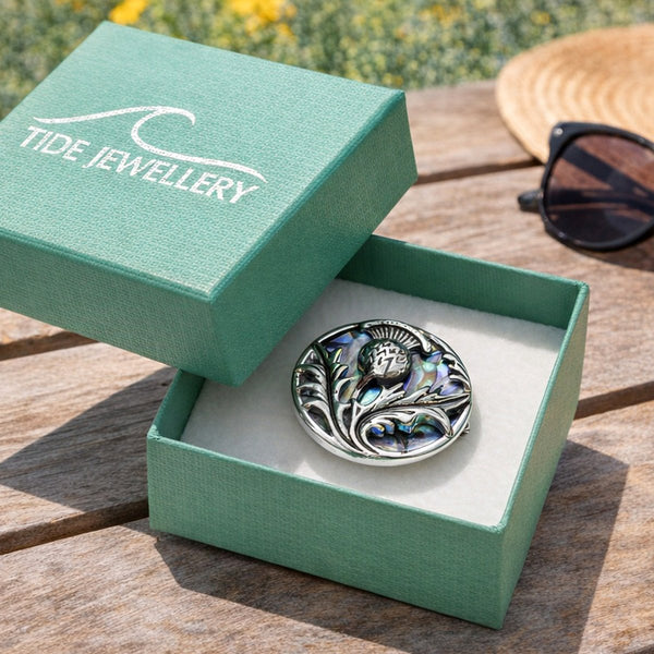 Natural Thistle Brooch