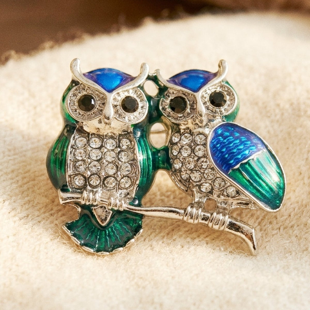 Togetherness Owl Brooch