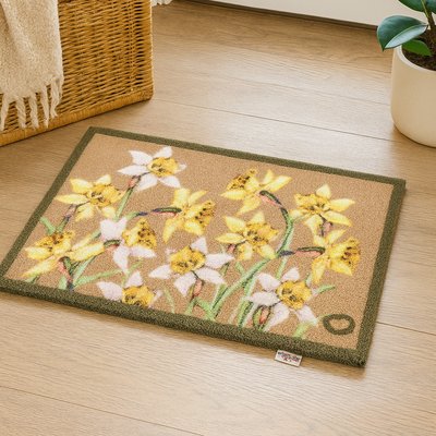 Daffodil Blooms Doormat