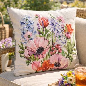 Floral Serenade Cushion