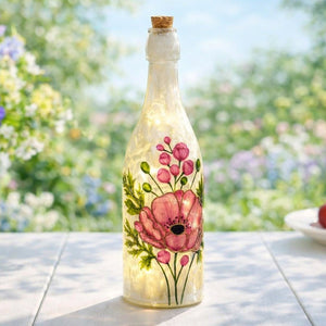 Floral Serenade LED Glow Bottle