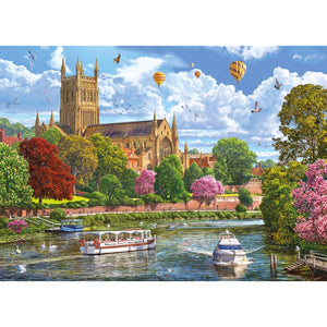 Worcester From the River 1000 Piece Jigsaw