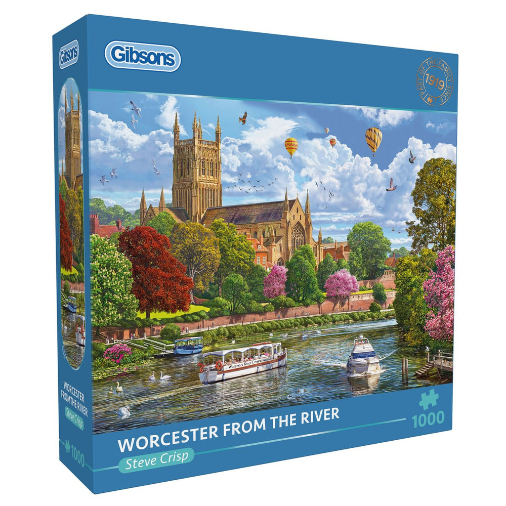 Worcester From the River 1000 Piece Jigsaw