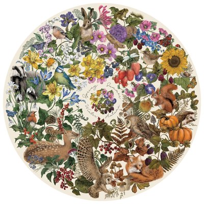 Nature's Seasons 500-Piece Jigsaw