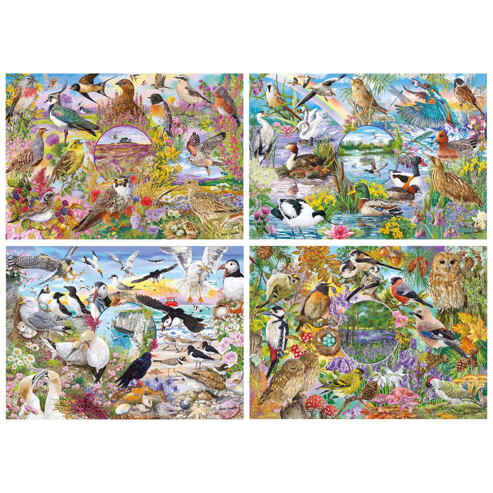 Wings In The Wild 4 x 500 Piece Jigsaw