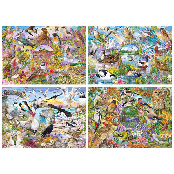 Wings In The Wild 4 x 500 Piece Jigsaw