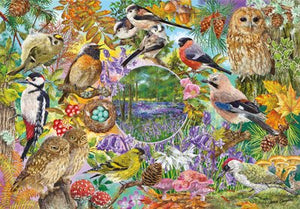 Wings In The Wild 4 x 500 Piece Jigsaw