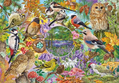 Wings In The Wild 4 x 500 Piece Jigsaw