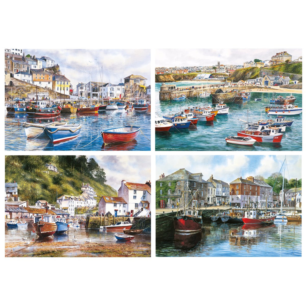 Cornwall By The Sea 4 x 500 Piece Jigsaw