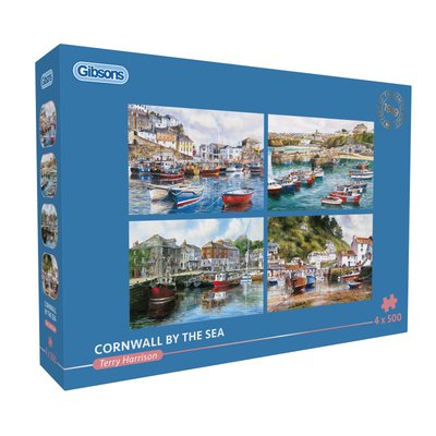 Cornwall By The Sea 4 x 500 Piece Jigsaw