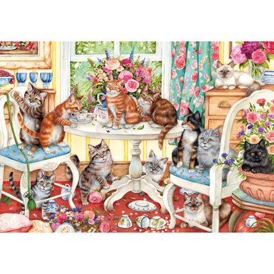 Tails From The Tea Party 500 Piece Jigsaw