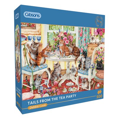Tails From The Tea Party 500 Piece Jigsaw