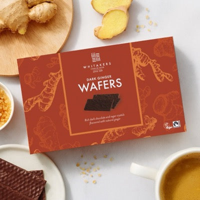 Dark Chocolate Ginger Wafers