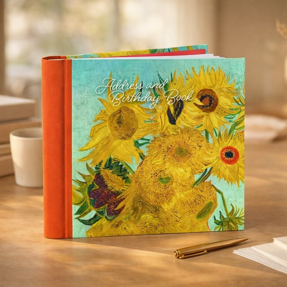 Sunflowers Masters Address and Birthday Book
