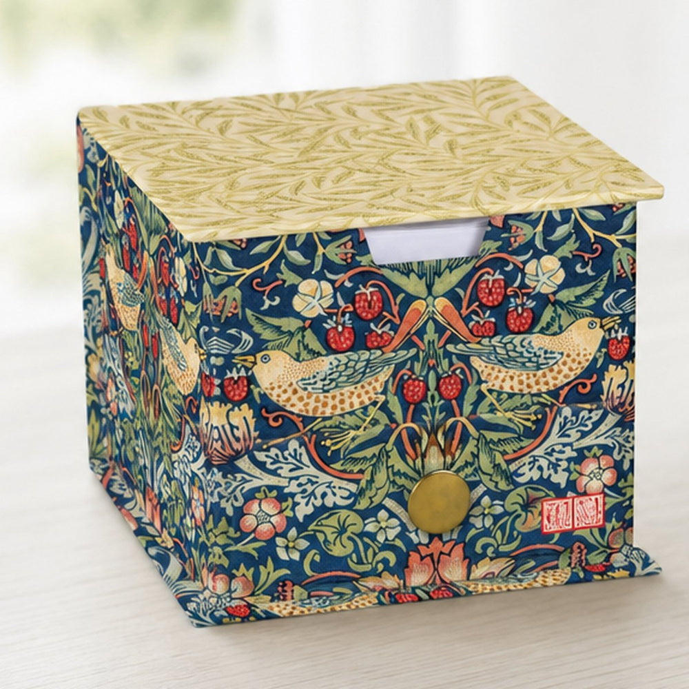 Strawberry Thief Memo Cube