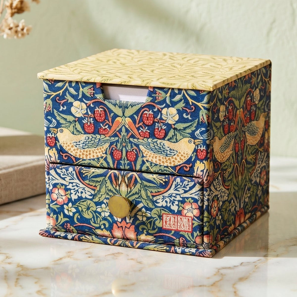 Strawberry Thief Memo Cube