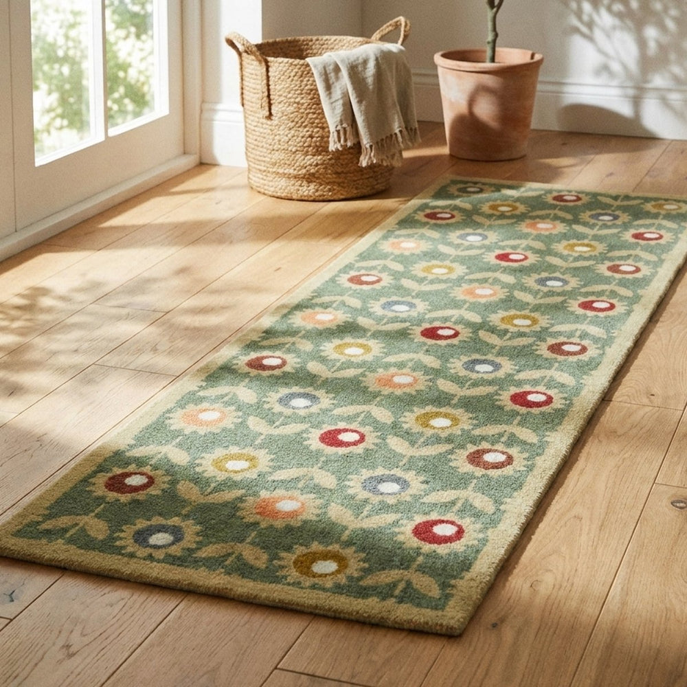 Floral Sage Runner