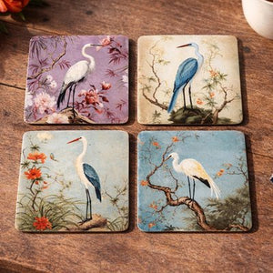 Oriental Bird Coasters