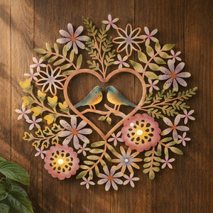Floral Love Birds