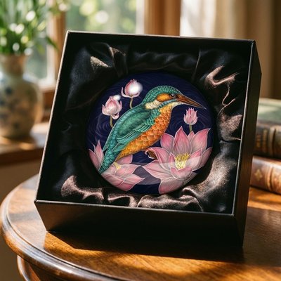 Kingfisher Paperweight