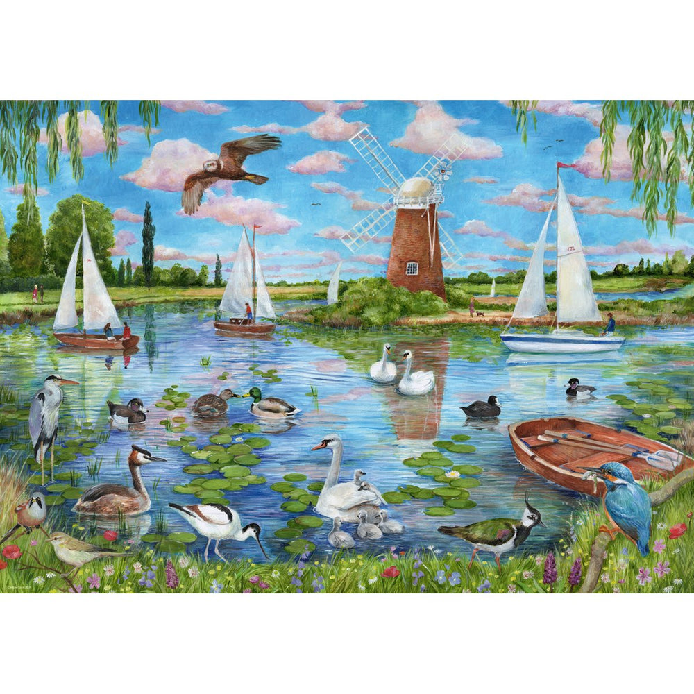 Life Along The Broads 1000 Piece Jigsaw