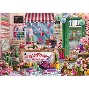Blossoms Flower Shop 1000 Piece Jigsaw