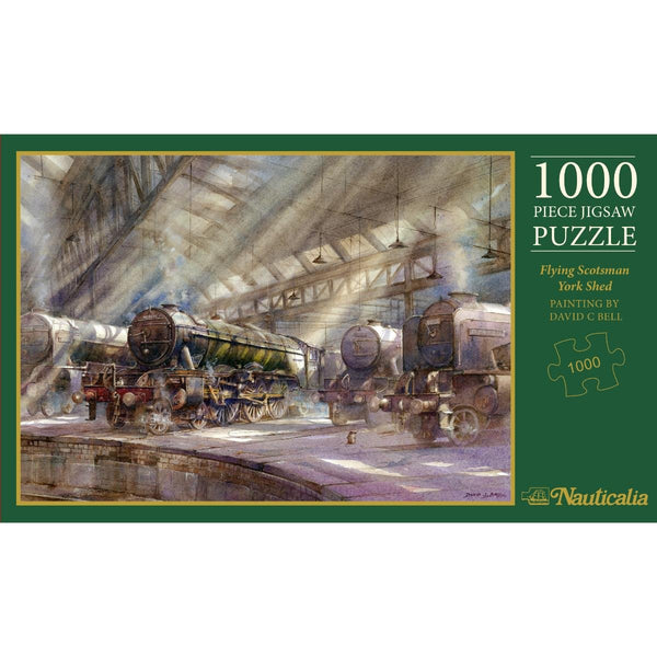 Flying Scotsman York Shed 1000 Piece Jigsaw