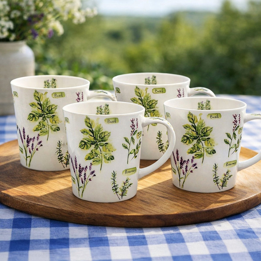 Herb Garden Mug Set
