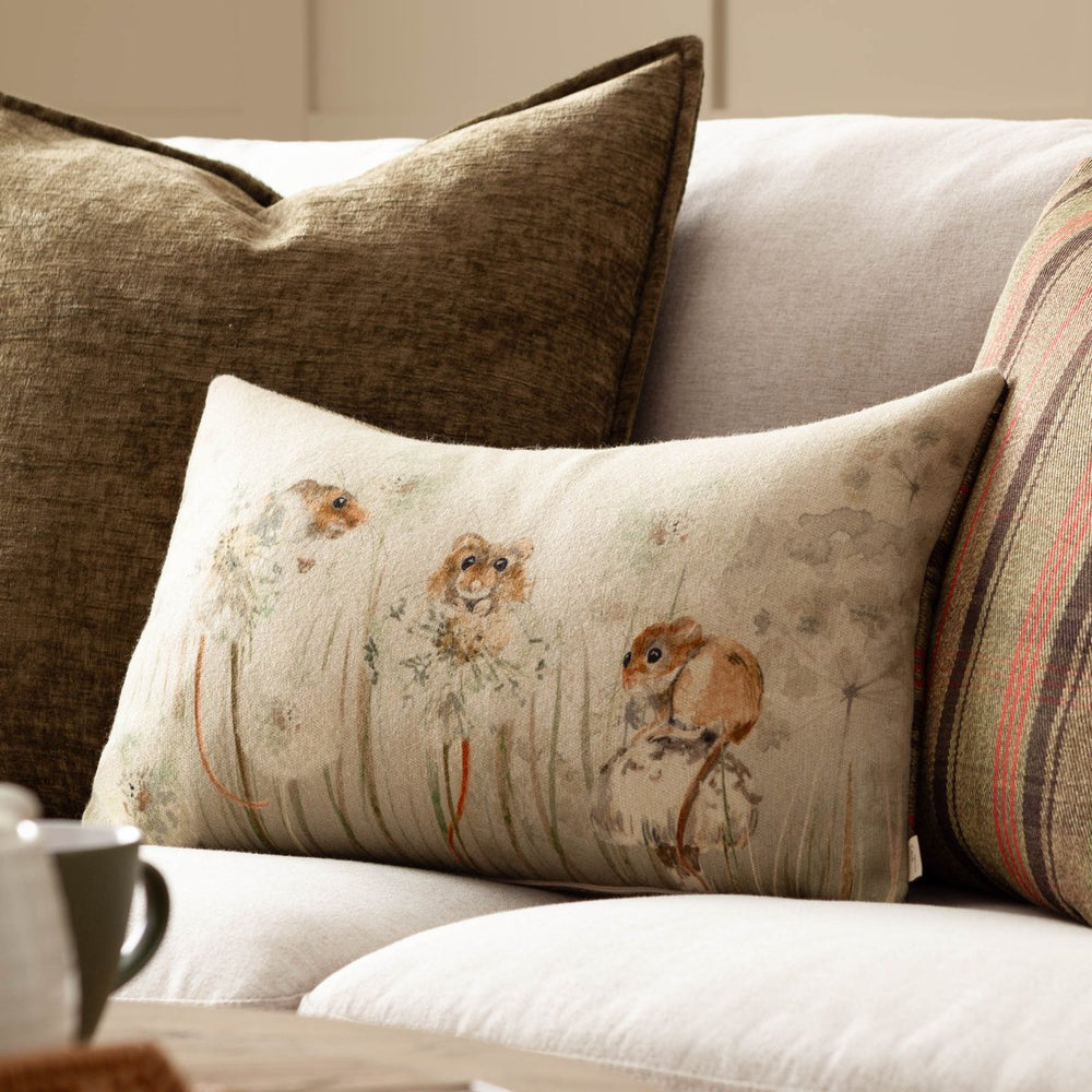 Bramble Mice Cushion