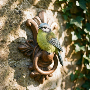 Wall Hang Blue Tit on Door Knocker