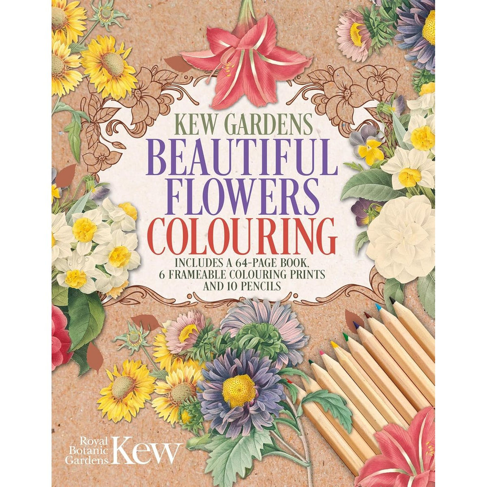 Kew Gardens Beautiful Flowers Colouring Kit