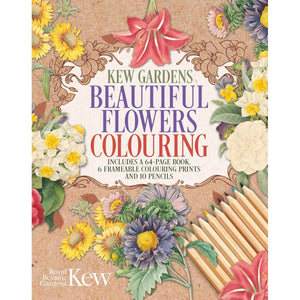 Kew Gardens Beautiful Flowers Colouring Kit