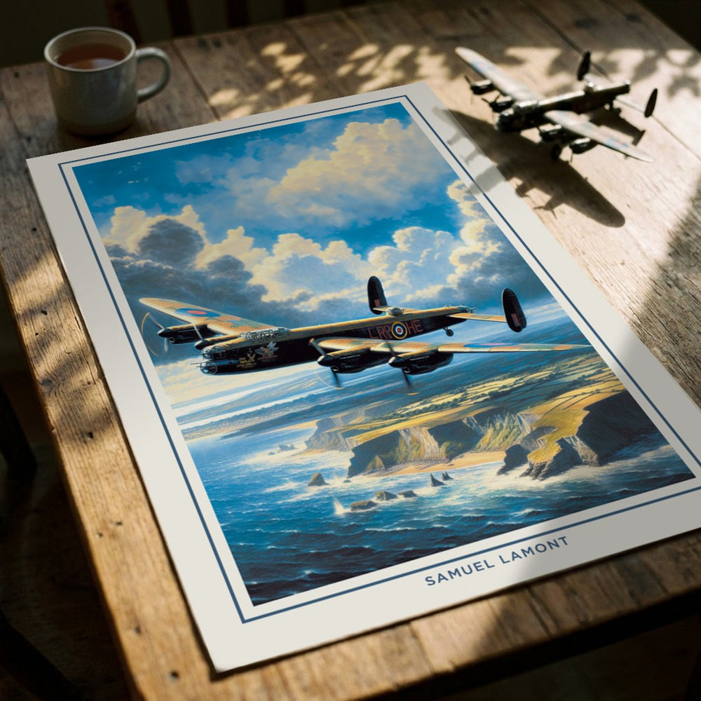 Lancaster Bomber Tea Towel