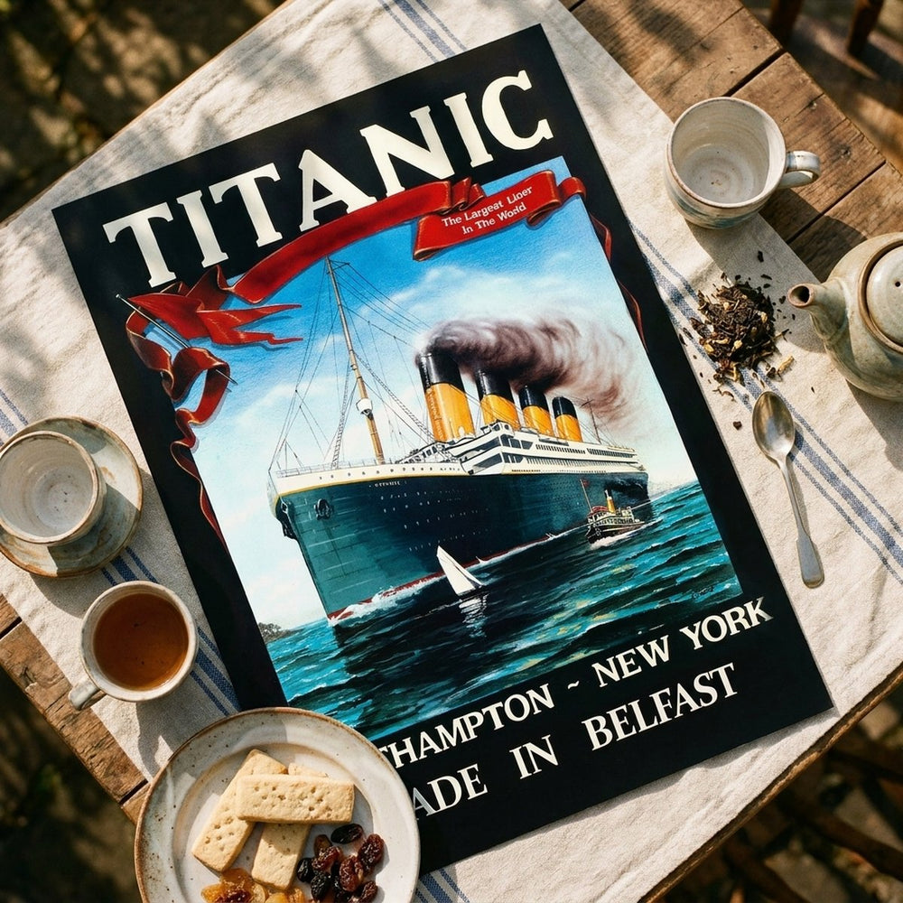 Titanic Tea Towel