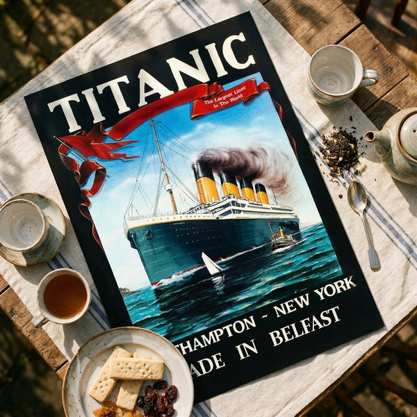 Titanic Tea Towel