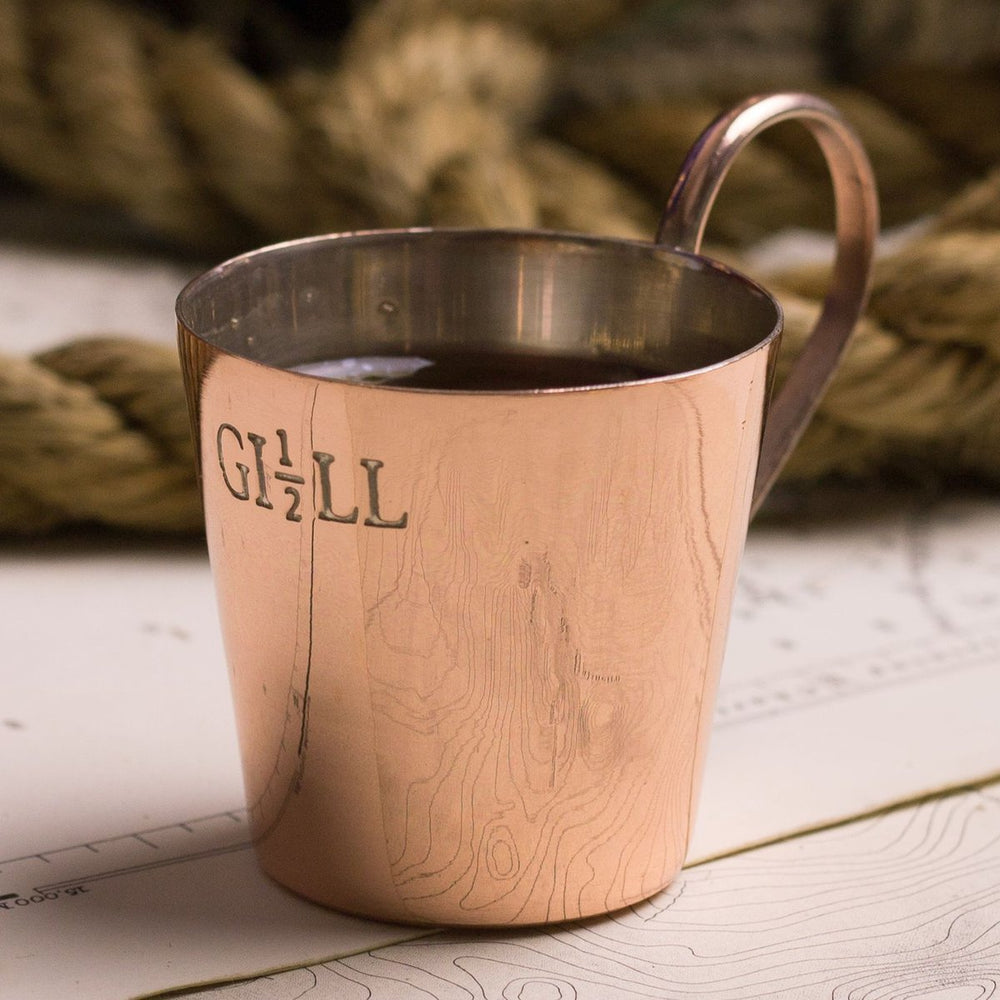 Naval Rum Measure Half Gill