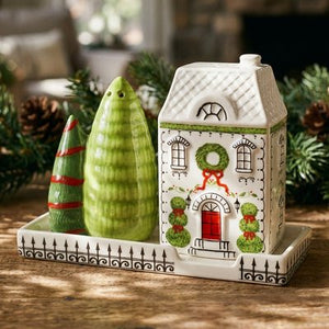 House & Tree Salt & Pepper Shakers Set