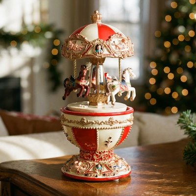 Musical Crimson Carousel