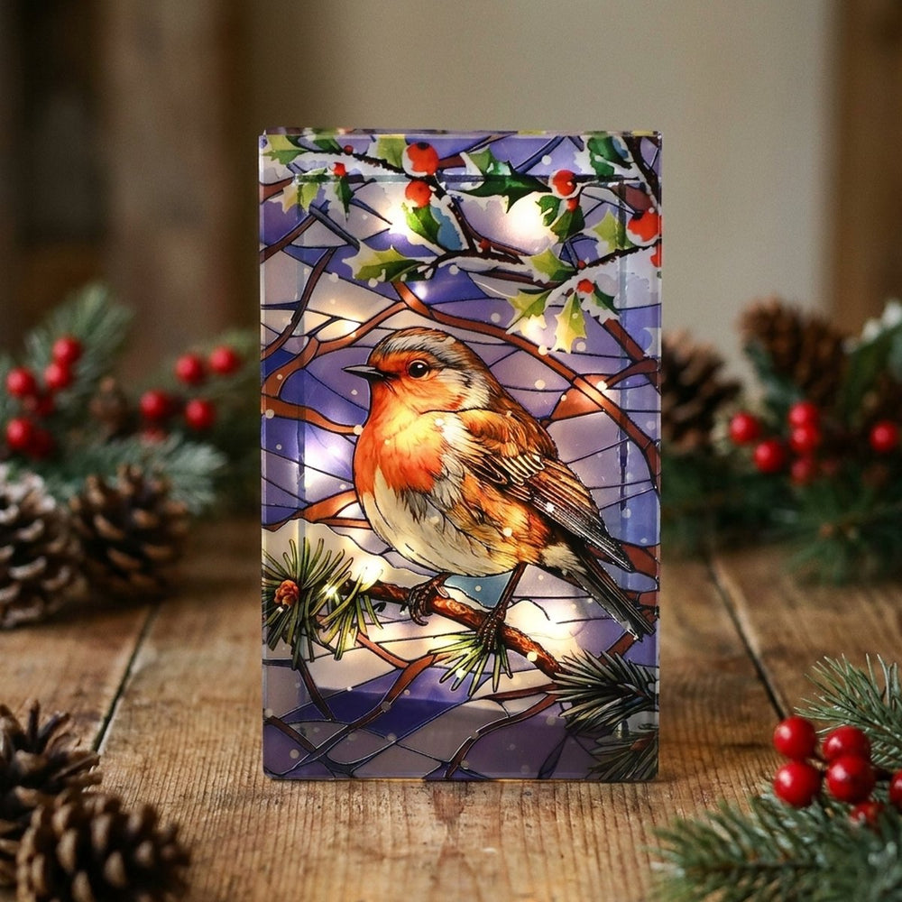 Frostlight Robin Decoration