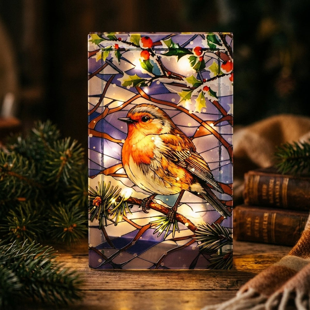 Frostlight Robin Decoration